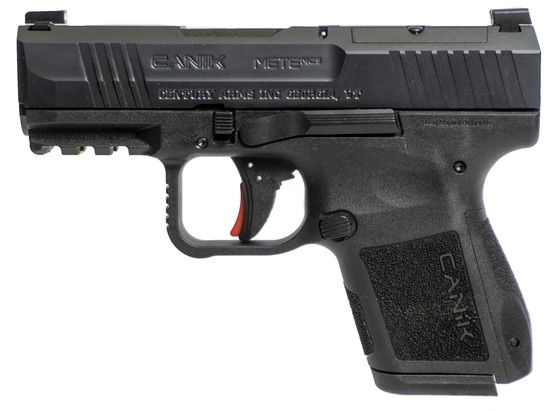 Canik MC9 METE sesmi-automatic 9mm pistol, black.